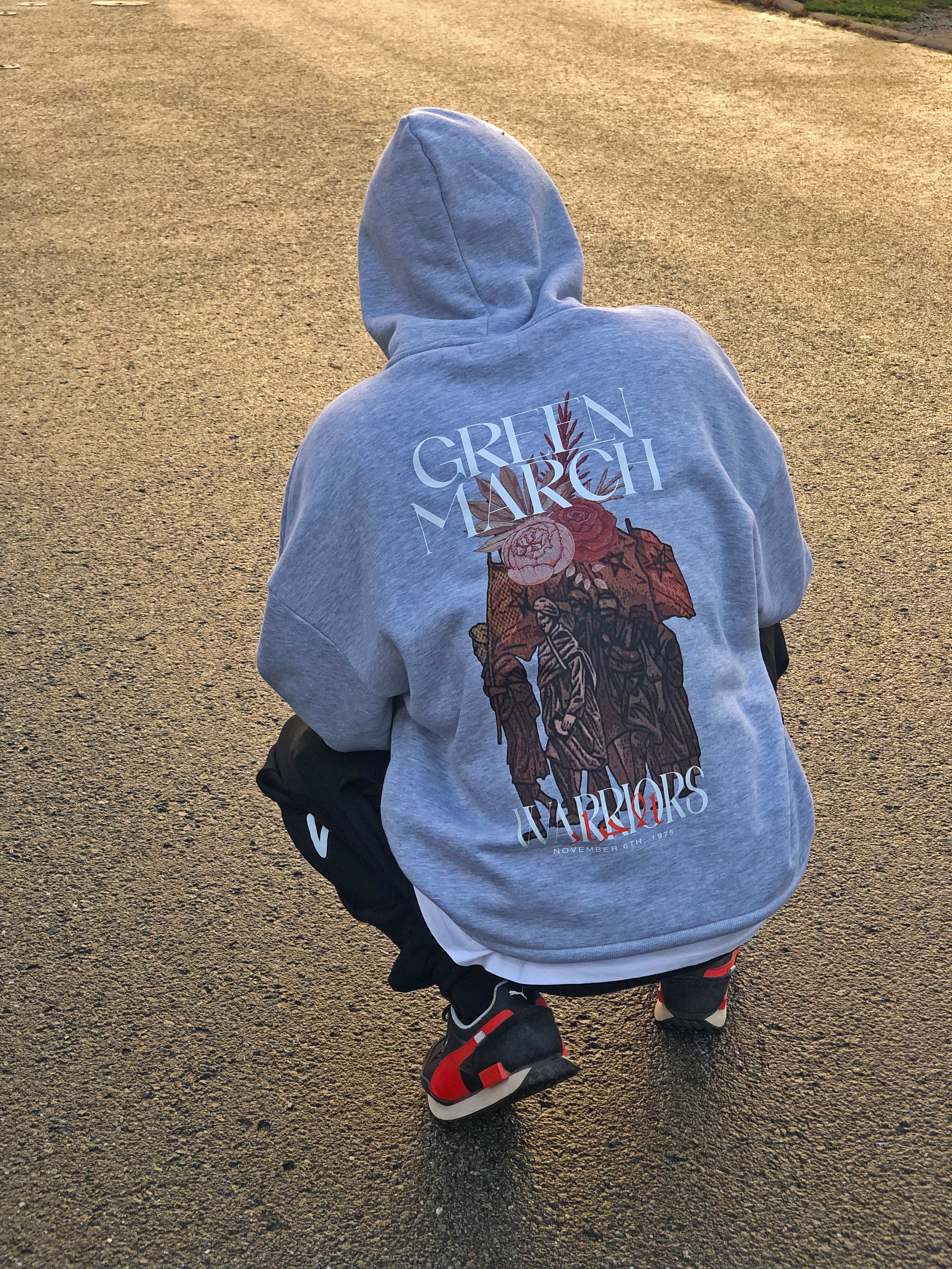 "GREEN MARCH" HOODIE