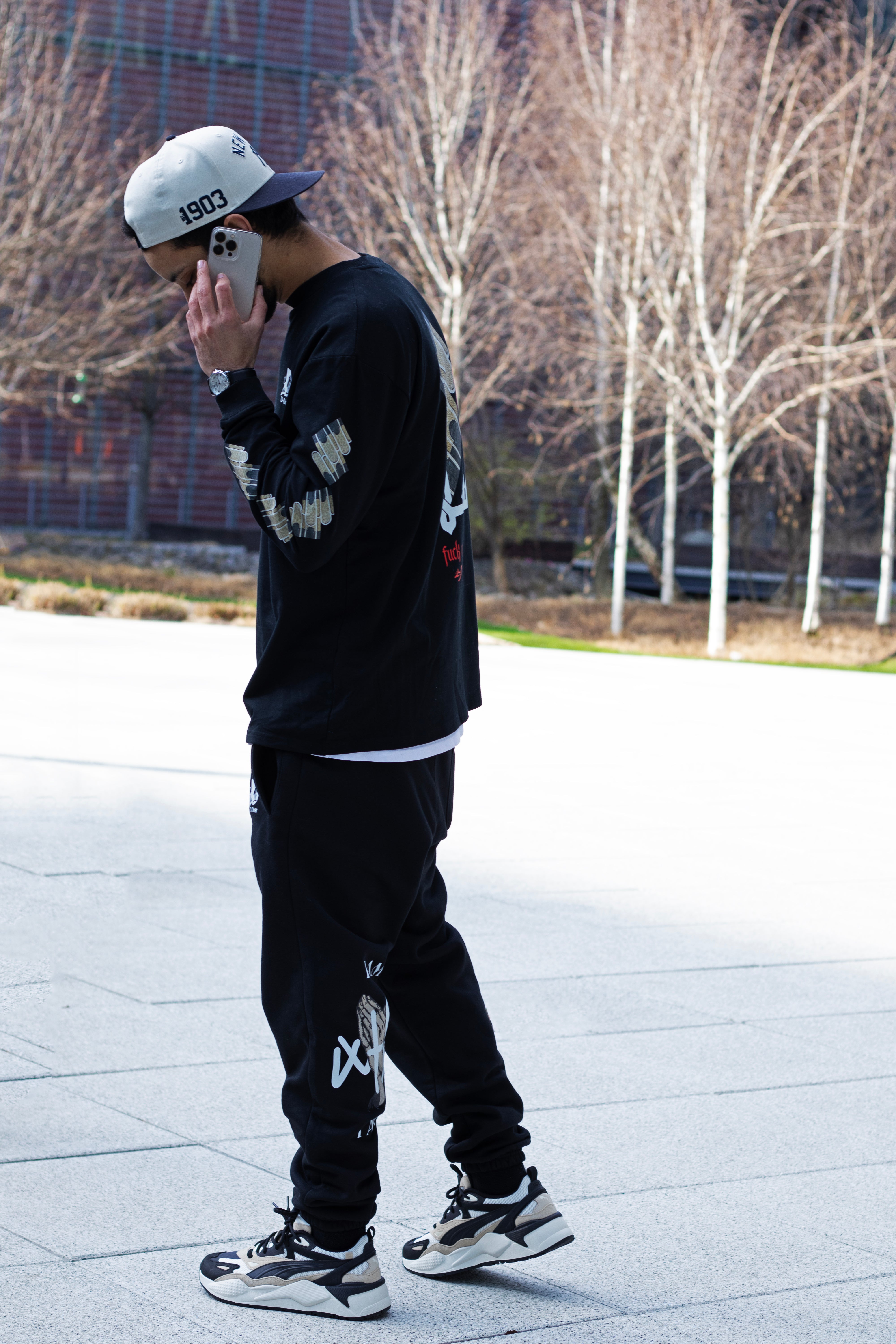 "peace in arabic/FUCK WAR " LONG SLEEVE T-SHIRT