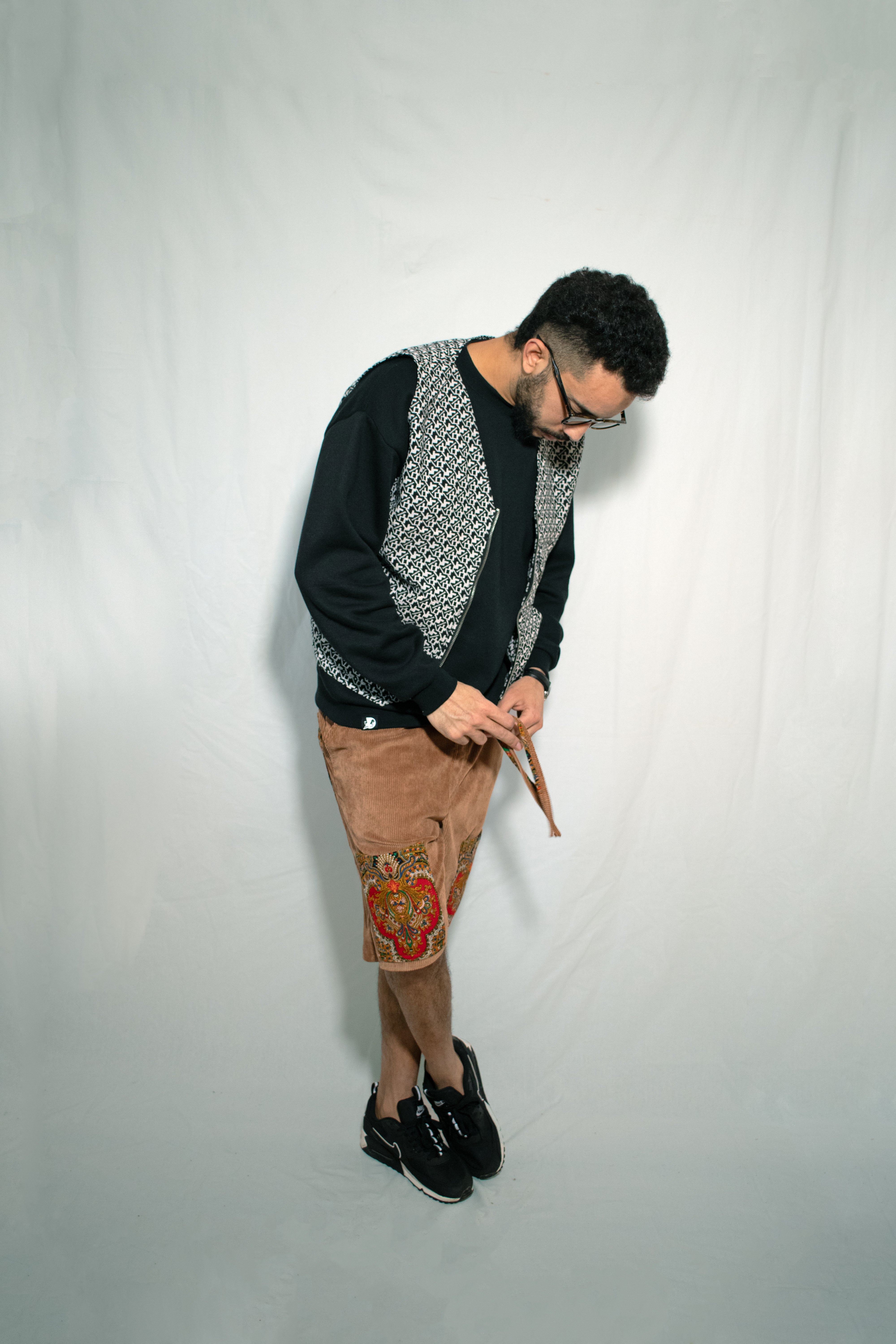 Baggy corduroy short