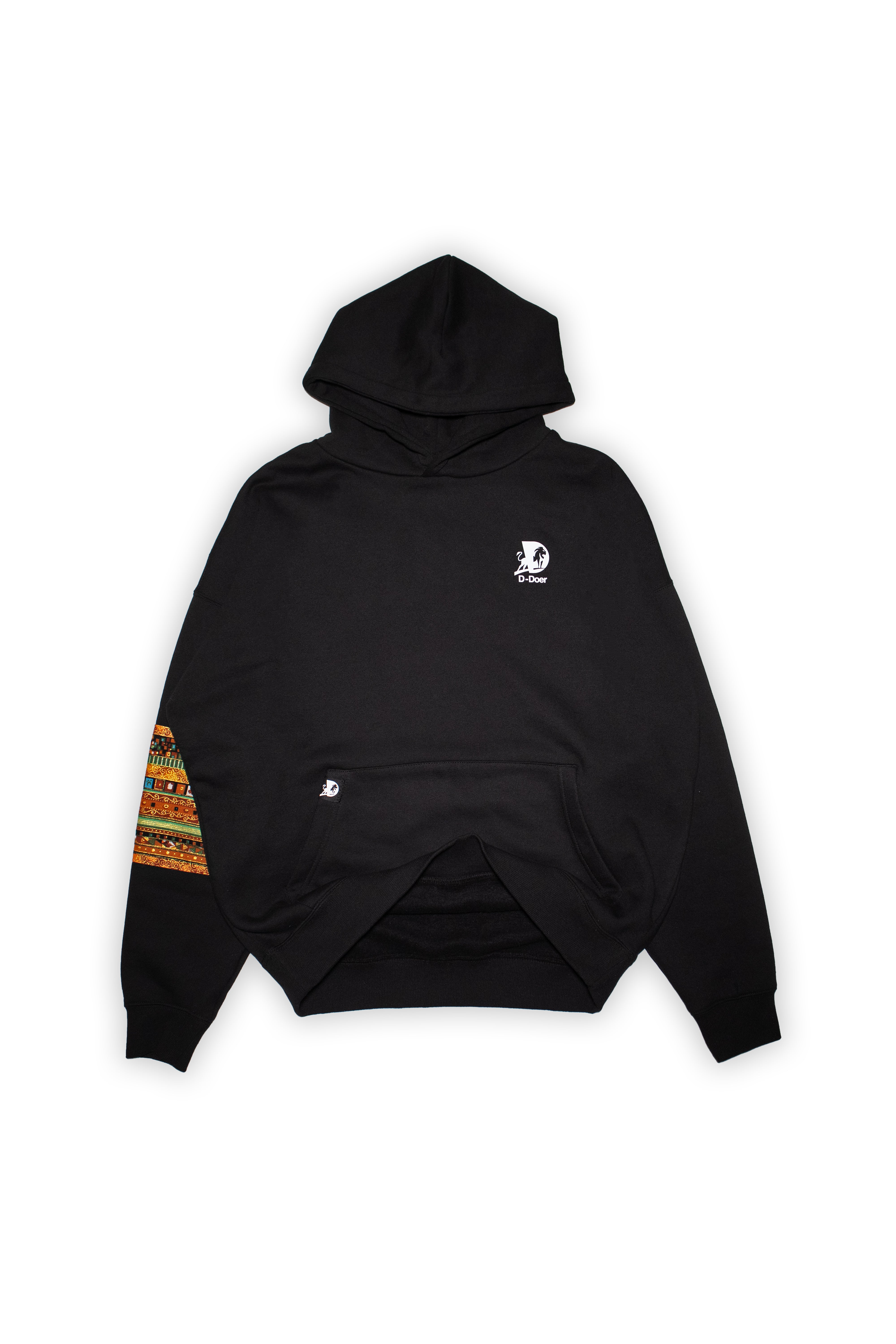 ONESIDE SLEEVE HOODIE