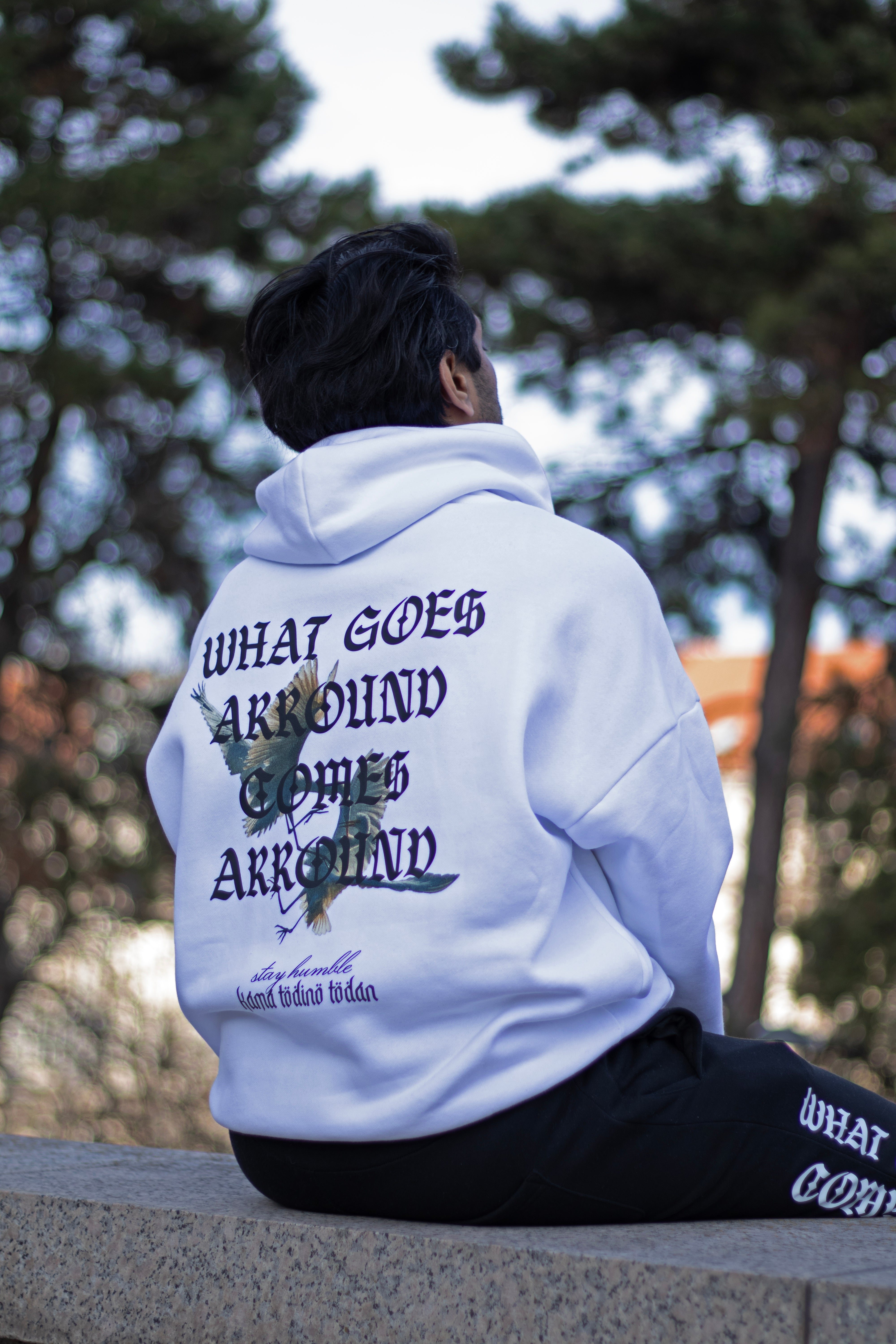 "what goes around comes around" HOODIE