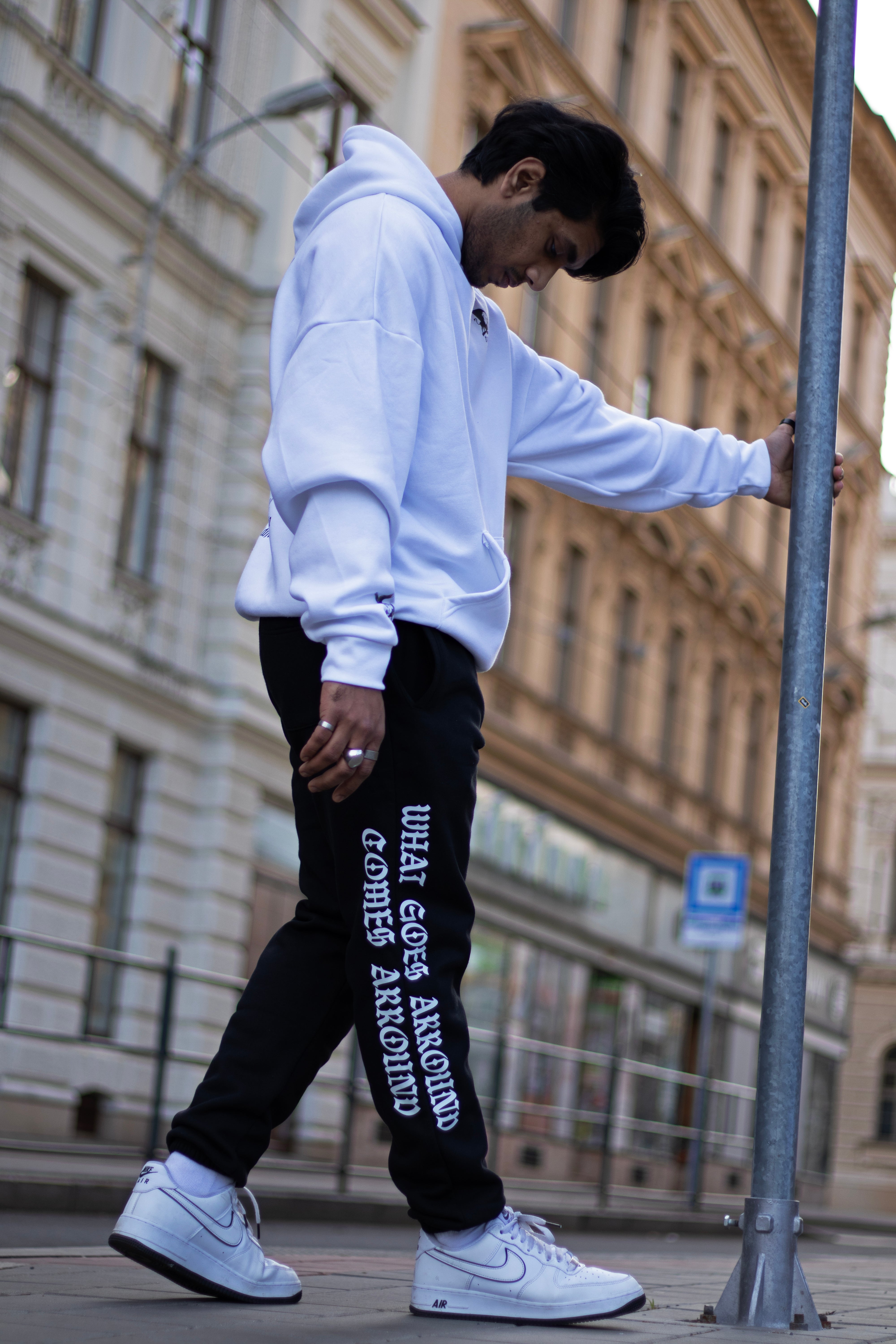 "WHAT GOES AROUND COMES AROUND" SWEATPANTS