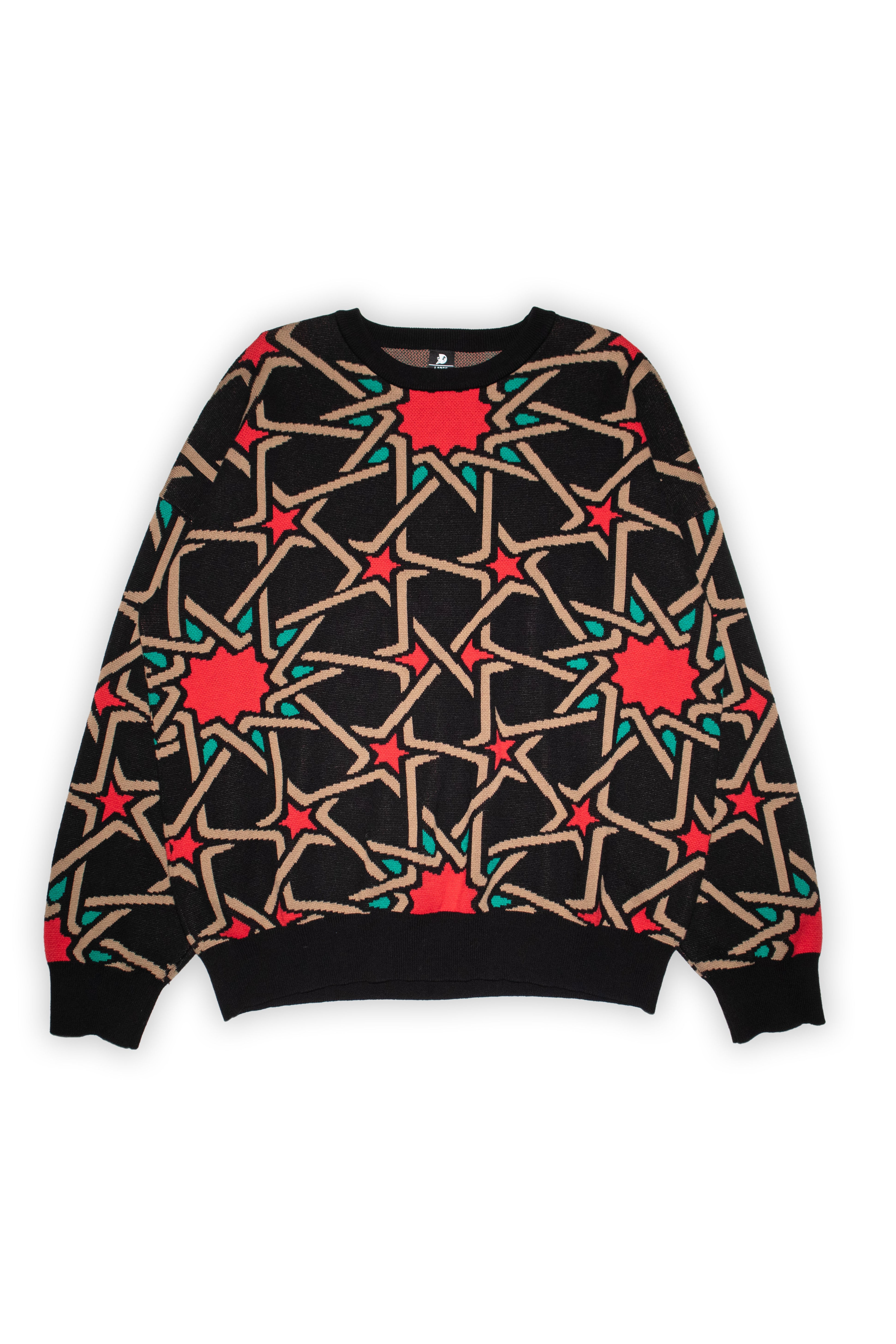 ARABIC PATTERN KNITSWEATER