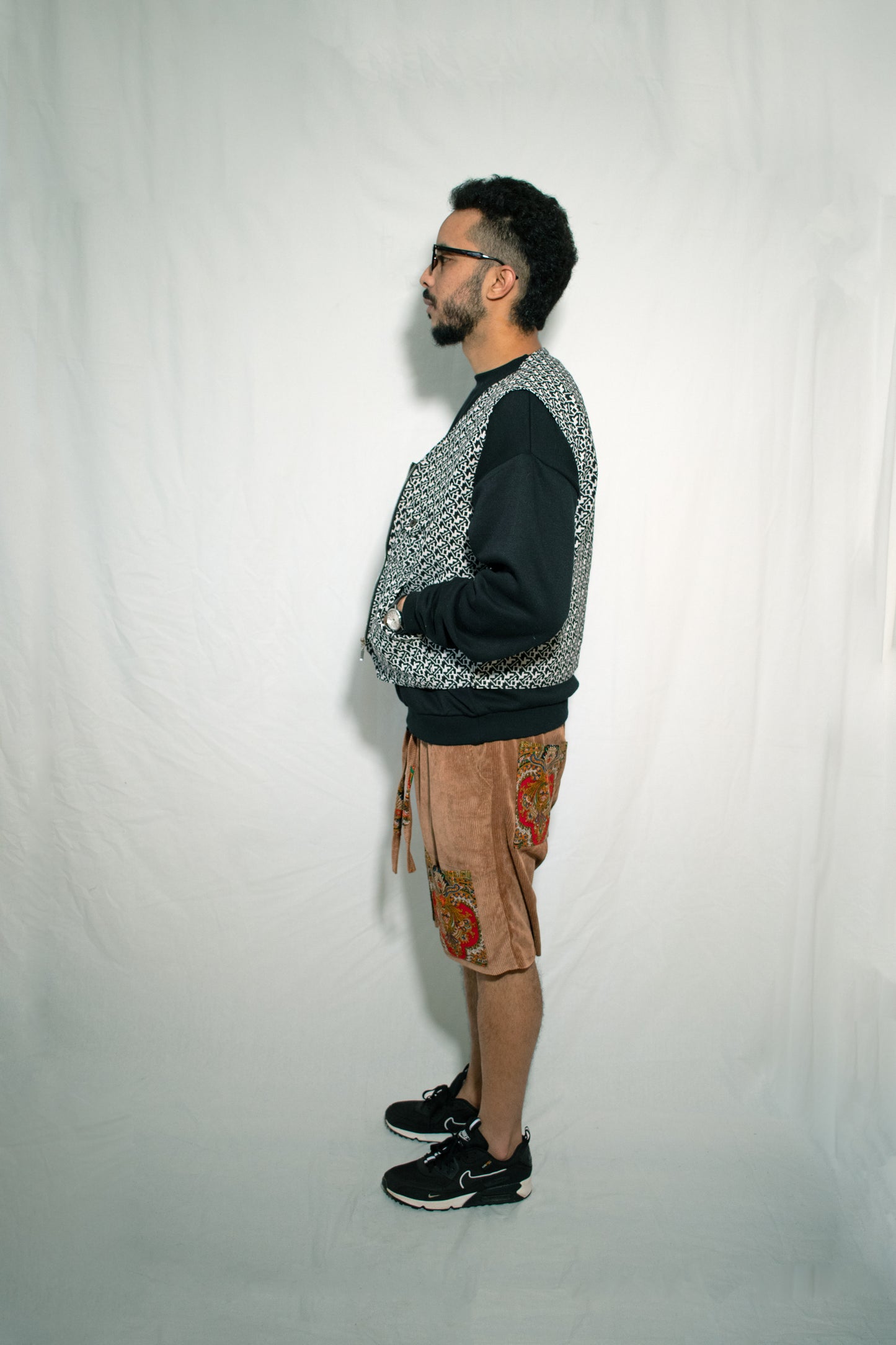 Baggy corduroy short