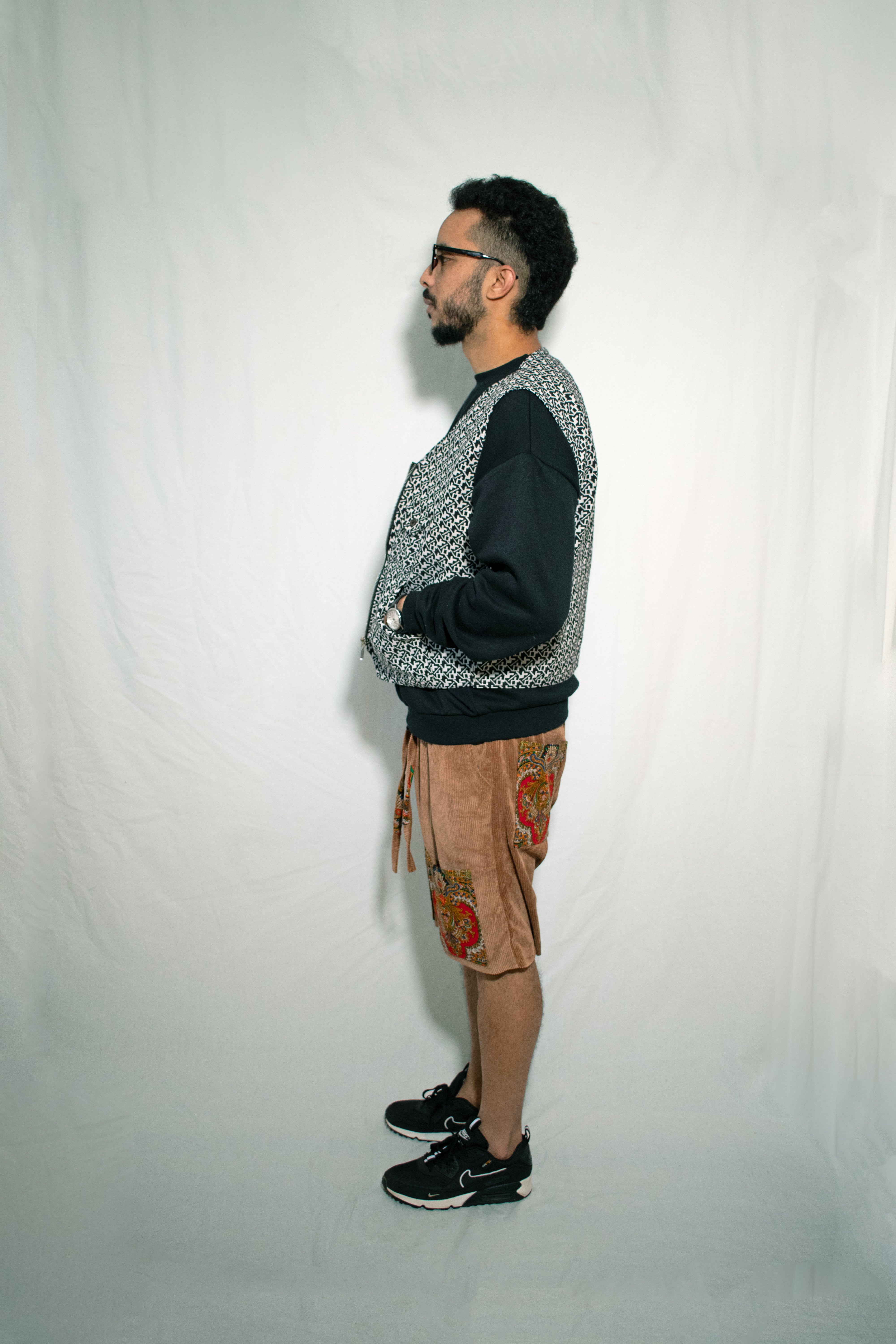 Baggy corduroy short